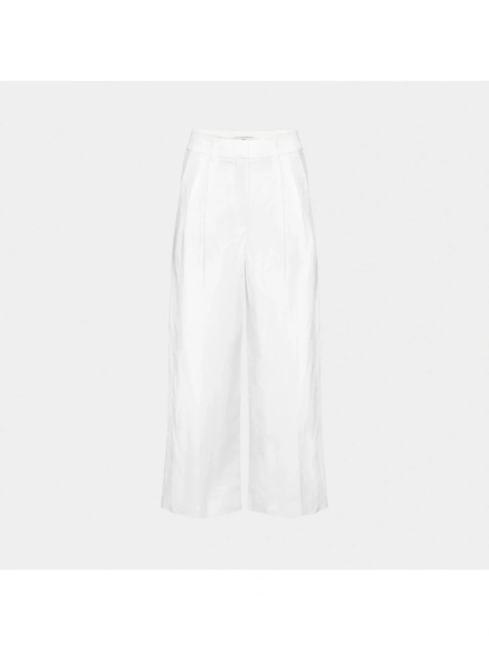 NEW LINEN Aritzia Effortless Pant cropped White